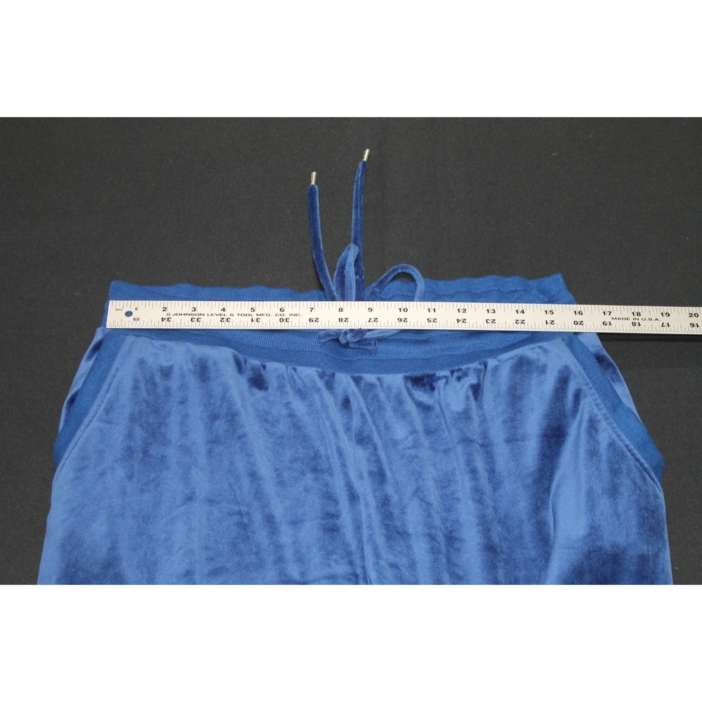 Felina Velour Lounge Set Womens XXL Blue Zip Hoodie Jogger Pants 2 Piece - Picture 11 of 14